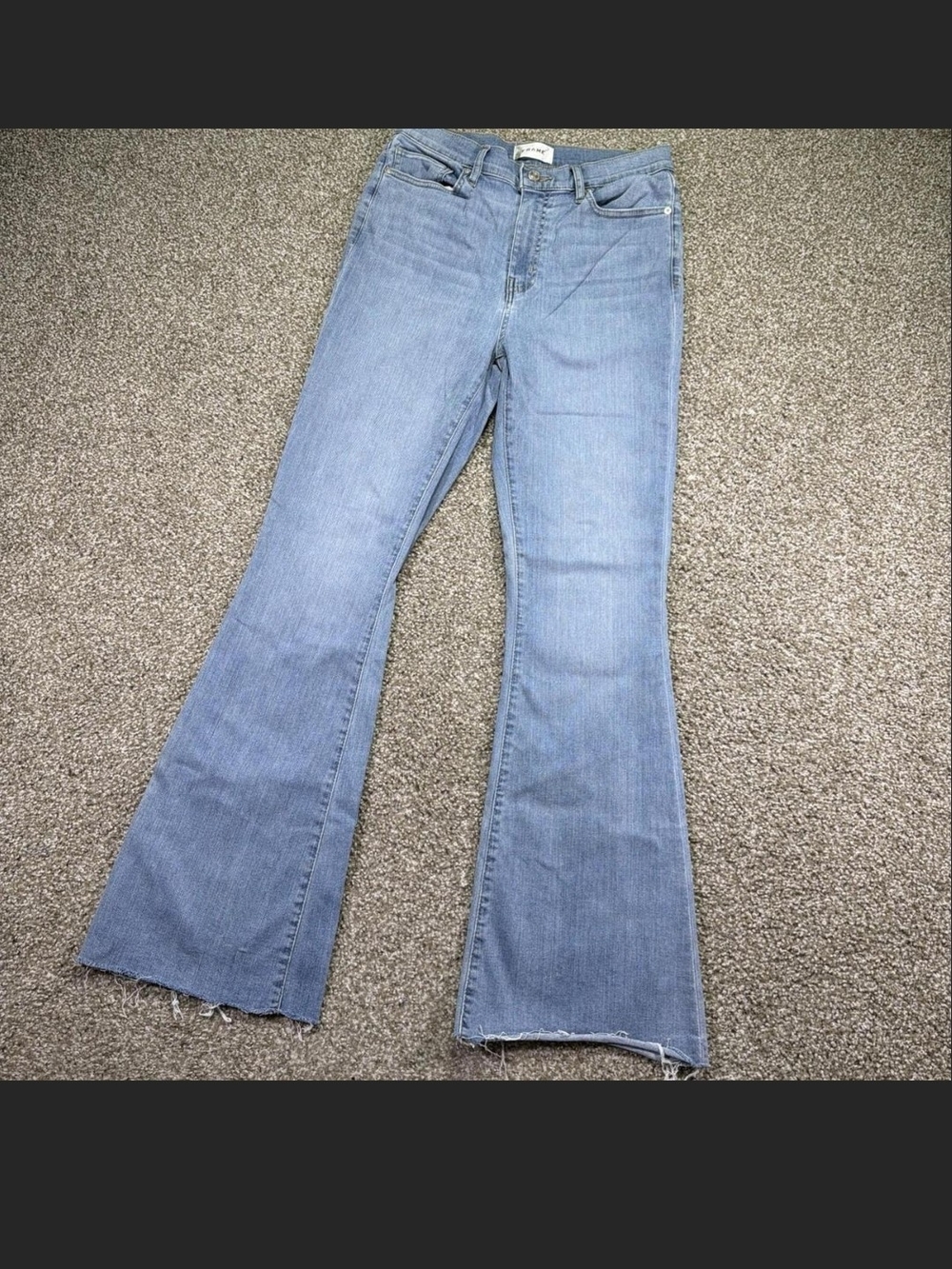 Frame Denim Light Blue Flare Jeans
